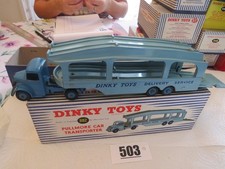 DINKY TOYS -LOT   503  -PULLMORE CAR TRANSPORTE - PORTES VOITURES   Bb  - TB 982