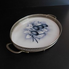 Plateau ovale art nouveau