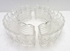 Joli CENTRE DE TABLE ancien en cristal