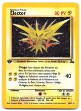 Carte Pokémon ÉLECTOR 15/62 EDITION 2 ED2 Fossile VF FR
