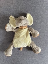 DOUDOU ÉLÉPHANT BENGY BANDANAS ORANGE 30 CM