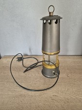 Ancienne Lampe De Mineur Électrifié Vintage #360