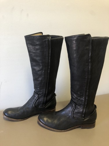Frye melissa black leather - frye,