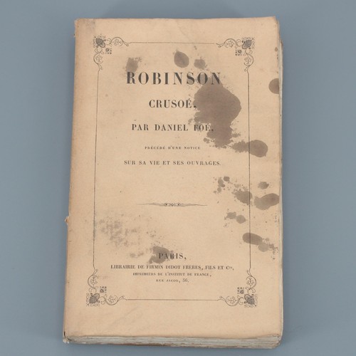 Robinson crusoé daniel foé - robinson,