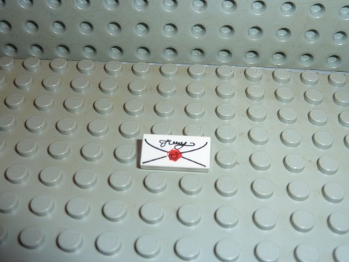 Lettre lego tile - lego, x