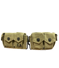 Ceinture 10 poches en toile Garand Springfield M1923 des États-Unis - olive c...