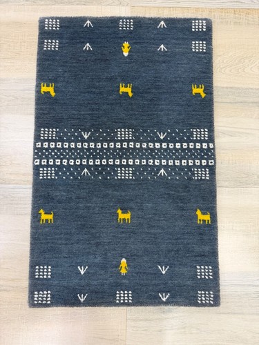 Tapis gabbeh fait main 100 - fait,