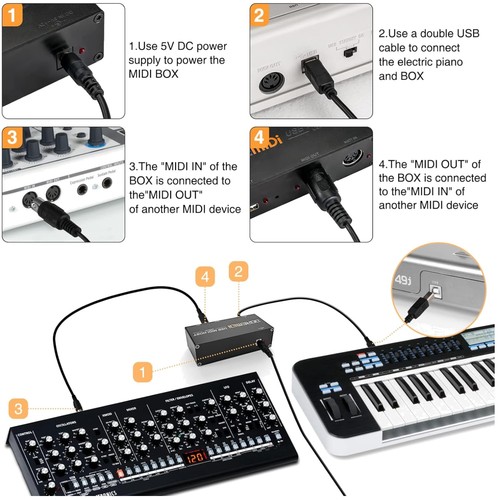 Midi interface converter - midi, with