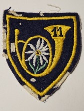 Insigne Ecusson Patch Tissu Chasseurs Alpins 11e BCA Edelweiss 