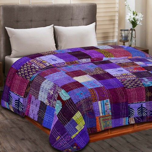 Couvre lit vintage patchwork - vintage,