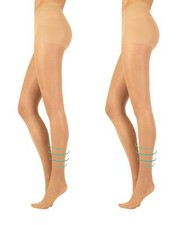 2 Paires Collant Reposant de Compression Moyenne | Collants de Contention Ene...