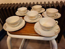 Service de 6 tasses à café et soucoupes K.G.LUNEVILLE + 1 offert