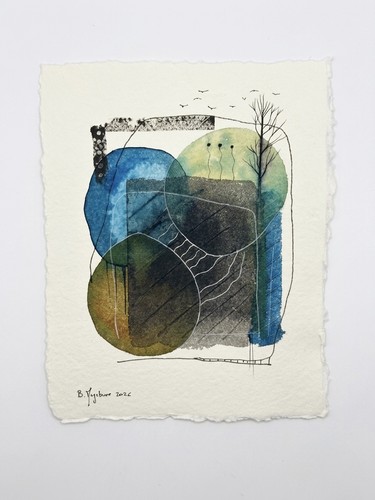 Tableau dessin original encre - original,