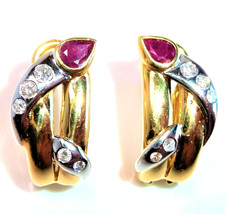 Earrings 750 Gold 0.50ct