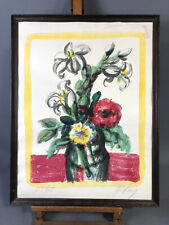 PRIKING Franz (1929-1979) Pot de fleurs expressionniste
