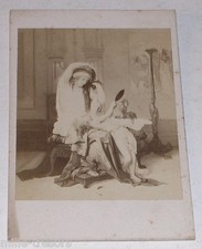 PHOTOGRAPHIE albuminée GOUPIL & Cie : Dame à sa toilette peint par COOMANS