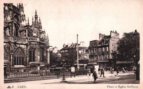 Cpa caen place et - cpa,