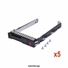 HP caddy 2.5" SFF Gen10 Gen9 Gen8 - SAS/SATA (651687-001) - LOT de 5