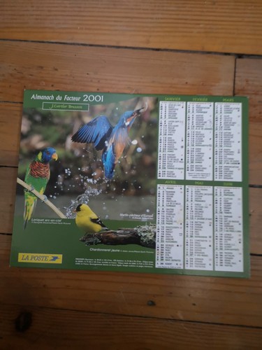 Calendrier almanach des - calendrier, postes