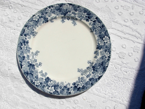 Assiette plate ancien décor - assiette,