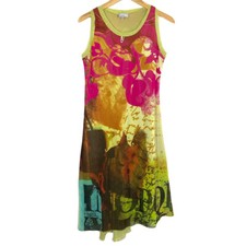 Robe Mesh Graphique Cyber y2k