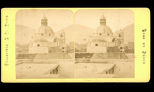 Pérou, Lima, Église San Isidro, ca.1870, stéréo Pérou, Lima, Église San Isidro, 