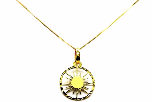 Collier chaîne jaune - en,