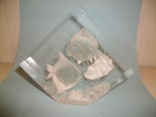 BLOC 3D LASER SYNTHÉTIQUE 2 POISSONS SCALAIRES OU GUPPY