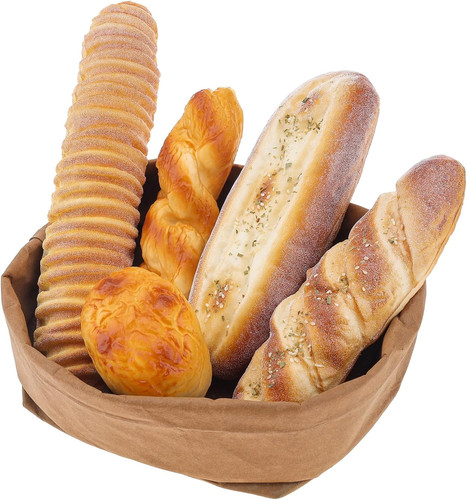 5pcs fake bread set realistic - fake,