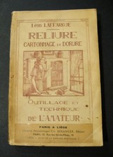 Reliure cartonnage et dorure