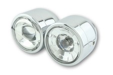 Street Fighter LED Doubles Phares Chrome Suzuki Bandit GSF 600 1200 1250 N