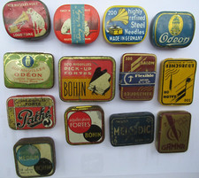 Ancien lot boites - boites, aiguilles