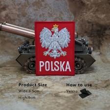 Écusson Brodé Aigle Blanc