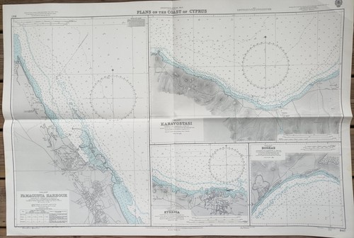 Carte marine plans the - on,