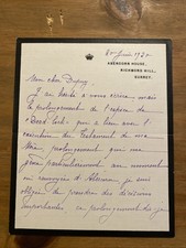 Amélie D’ORLÉANS (1865-1951) Reine Du Portugal. AUTOGRAPHE +++