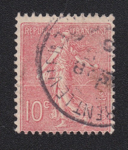 Semeuse 10c rose - n°, 129