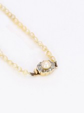 Collier de perles fines