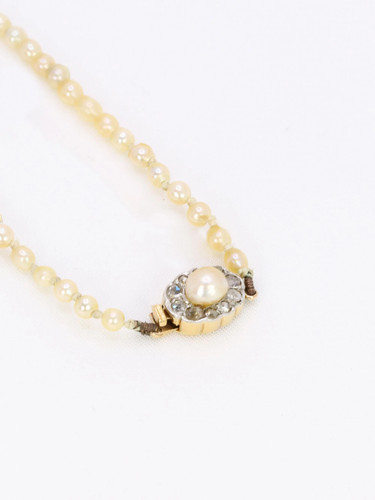 Collier perles fines - de,