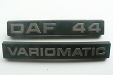 DAF 44 VARIOMATIC embleme logo insigne monogramme de carrosserie en plastique