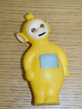 vintage Figurine Teletubbies jouet MUSICAL STATUE FIGURINE POUET 16.5cm JAUNE