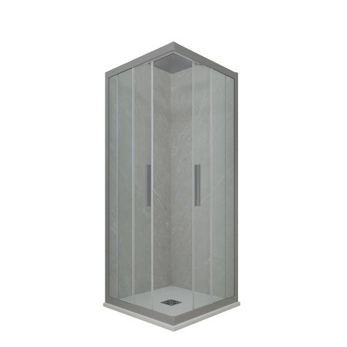 Cabine parois douche angle - parois,