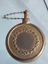 Ancien flacon à sel en laiton 