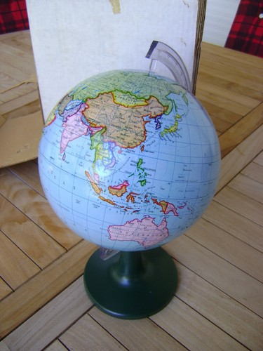 Jouet ancien globe terrestre - globe,