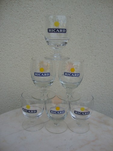 Lot verres ricard 17 - verres,