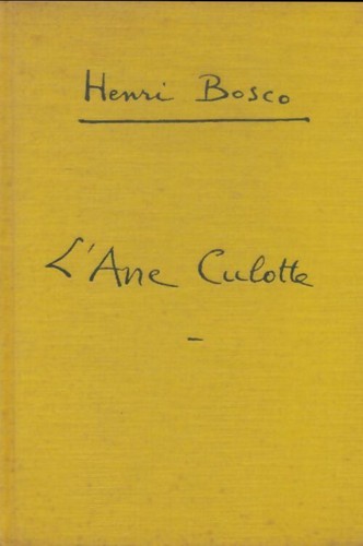 âne culotte henri bosco - -,