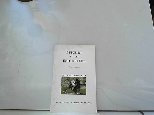 Epicure les épicuriens - et,