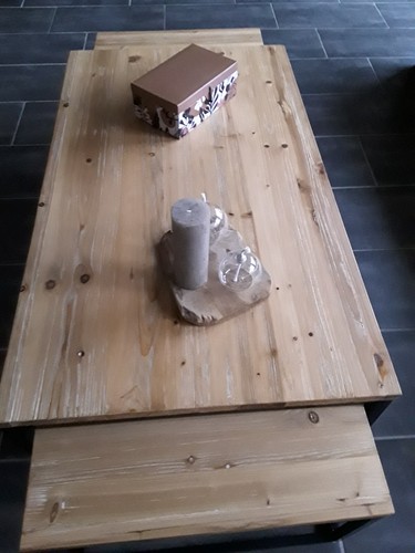 Tables gigognes bois sapin - tables,