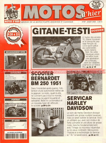 Motos hier 87 - motos, d’hier