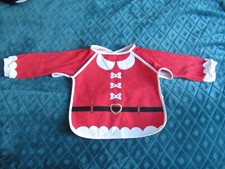 1 bavoir de noël à manches 0 - 6 mois