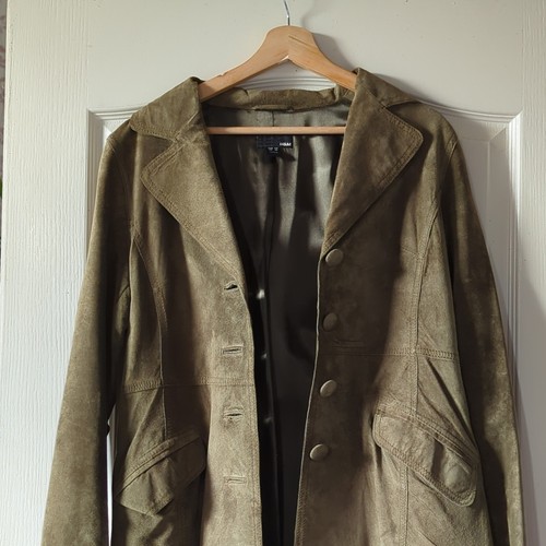 Veste longue femme - veste, cuir